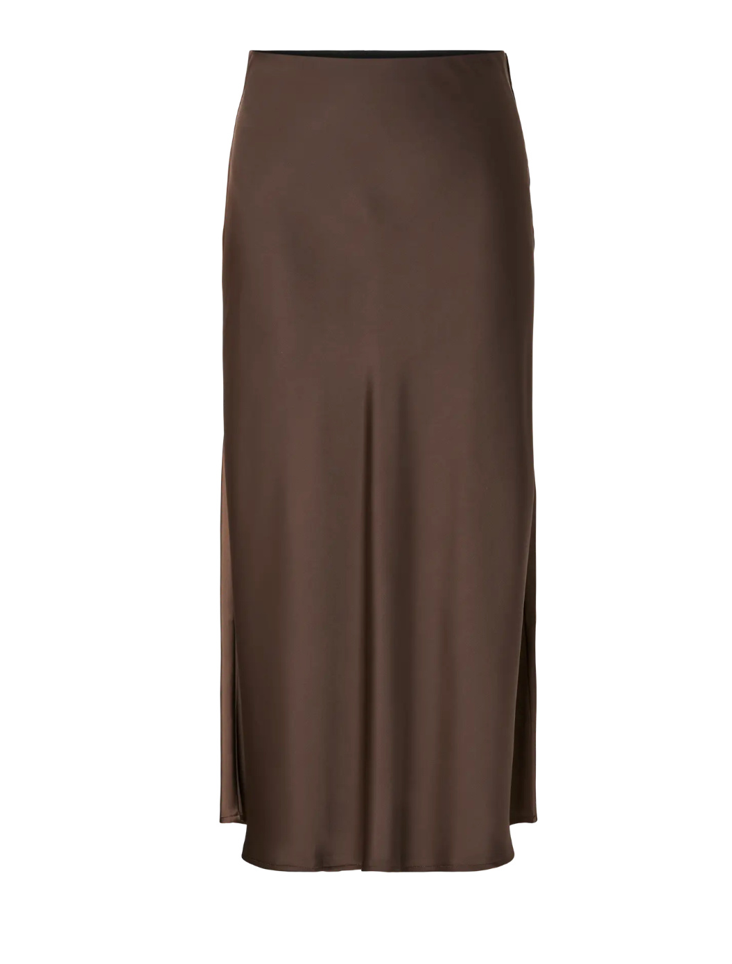 YASPELLA Midi Skirt Chocolate Brown
