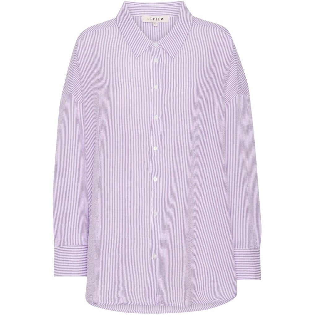 Sonja Shirt Purple/White