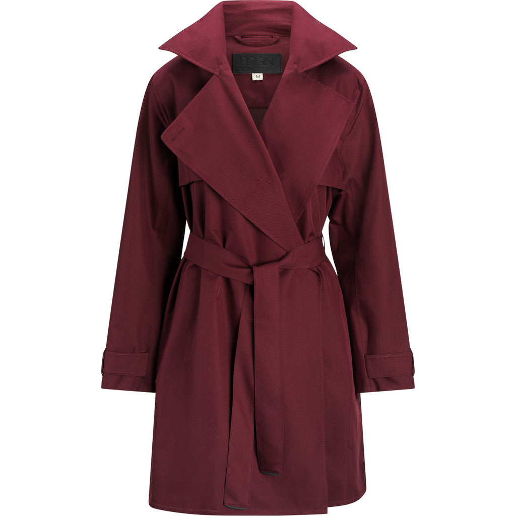 Yr'en Coat Wine Red