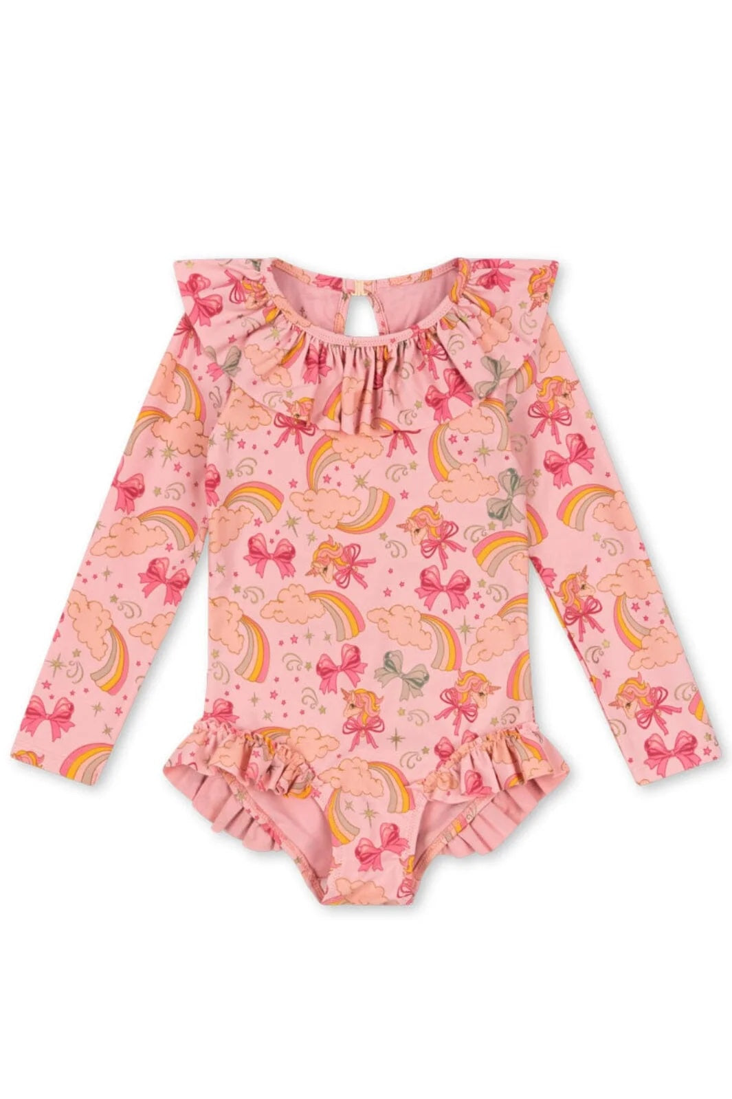 Manuca LS Swimsuit GRS Rainbow Bow