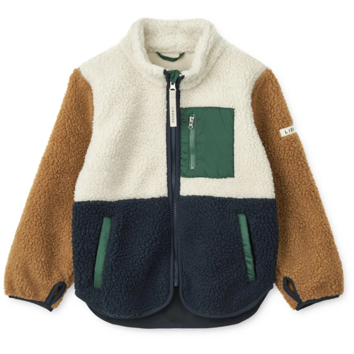 Nolan Pile Jacket Classic Navy Multi Mix