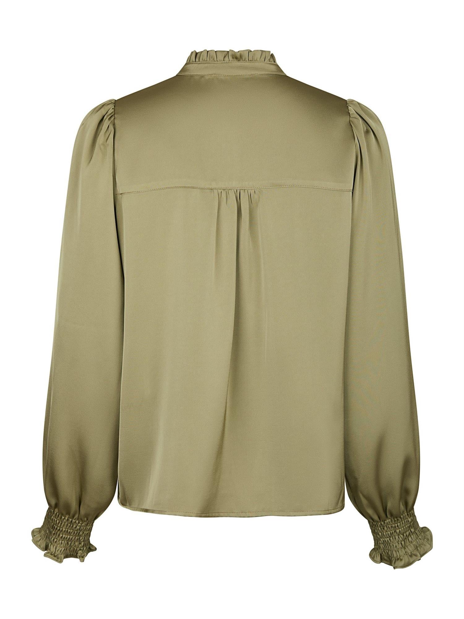 Zamola Blouse Dusty Army