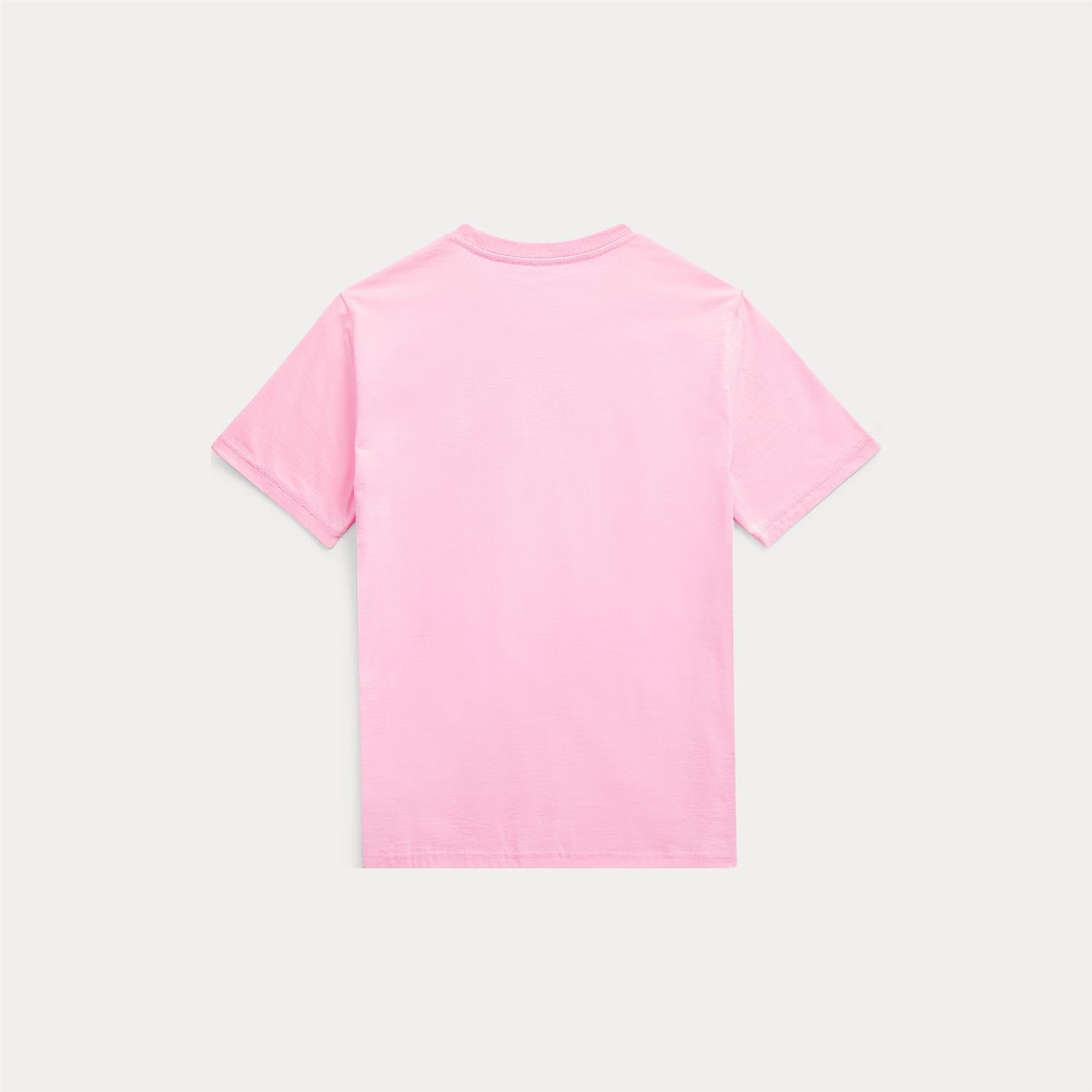 Cotton Jersey Crewneck Tee Carmel Pink