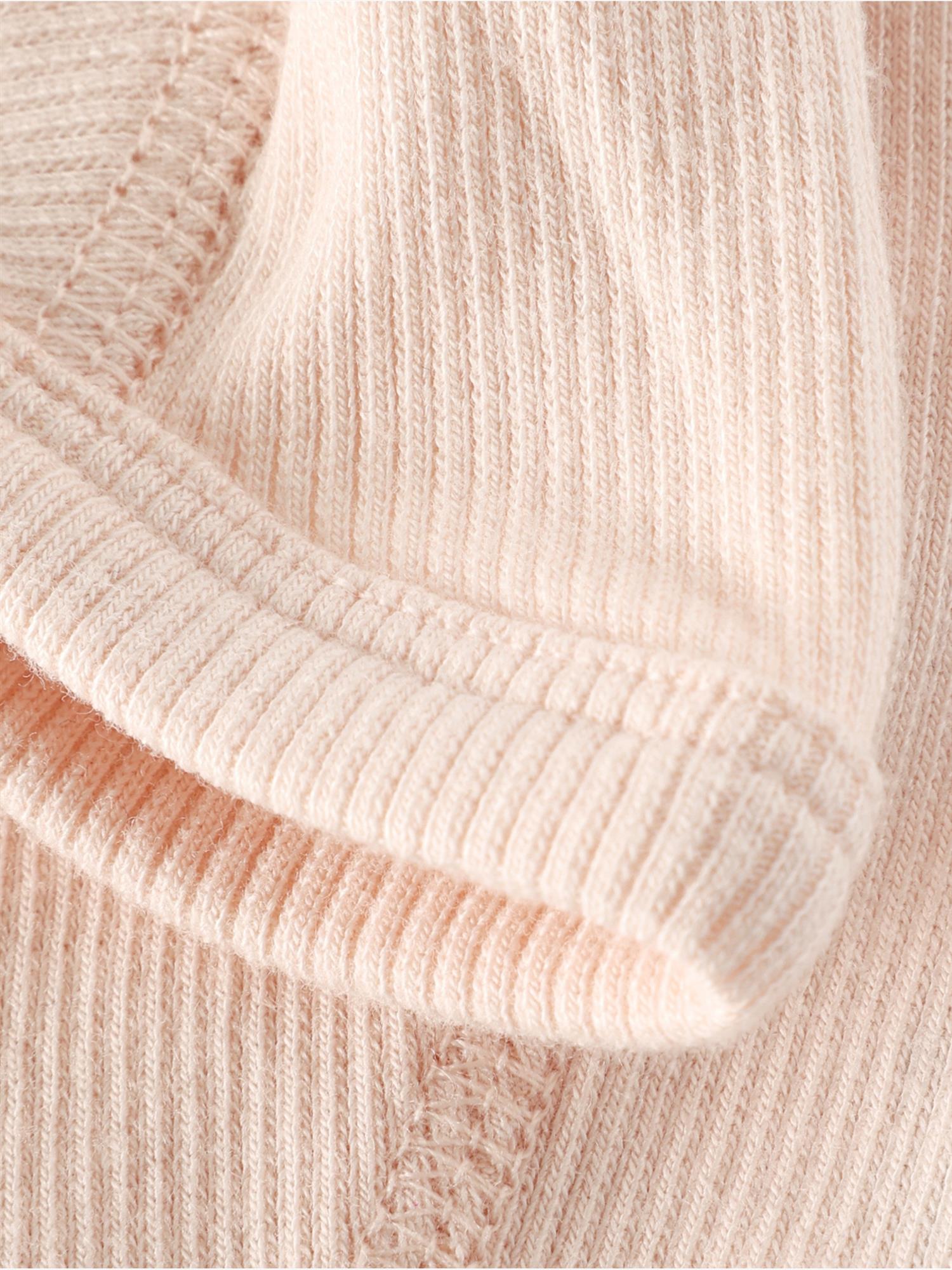 Bonnet Rib Peach Blush