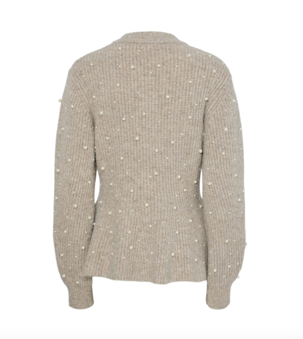 YASPEMINA LS Knit Cardigan Fungi
