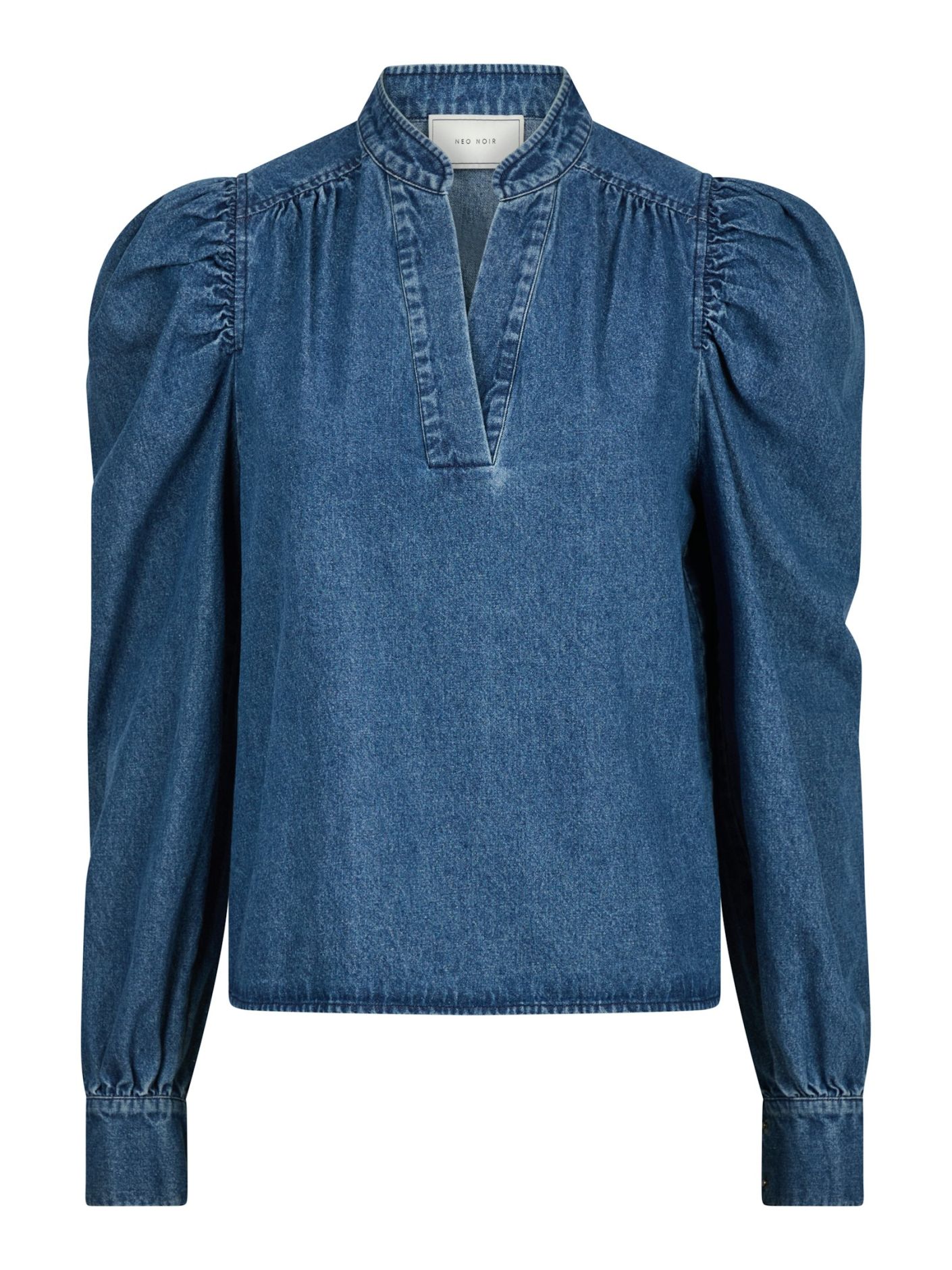 Rosslyn Denim Blouse Blue