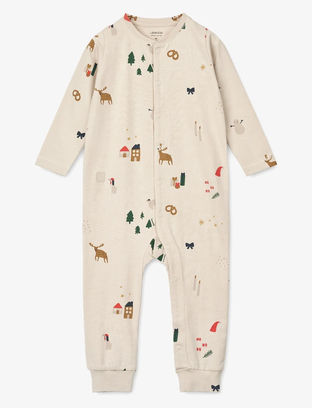 Birk Printed Pyjamas Jumpsuit Holiday/Sandy