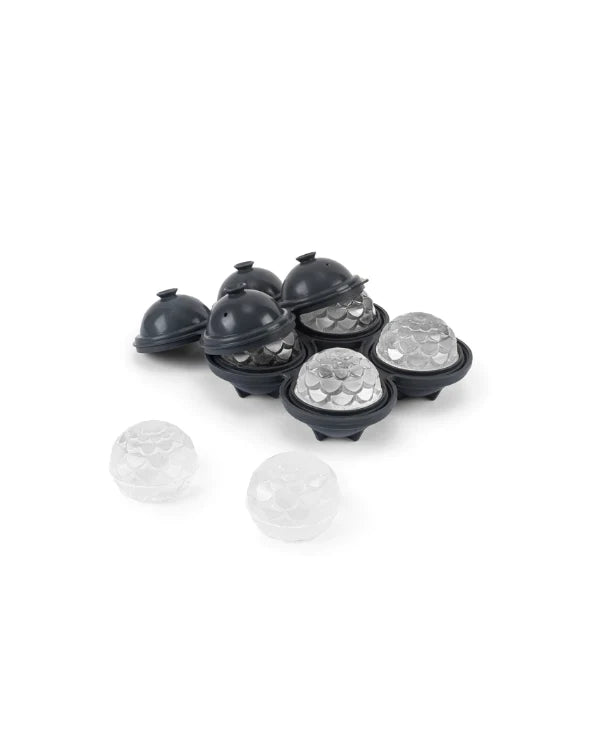 Petal Cocktail Ice Tray Charcoal