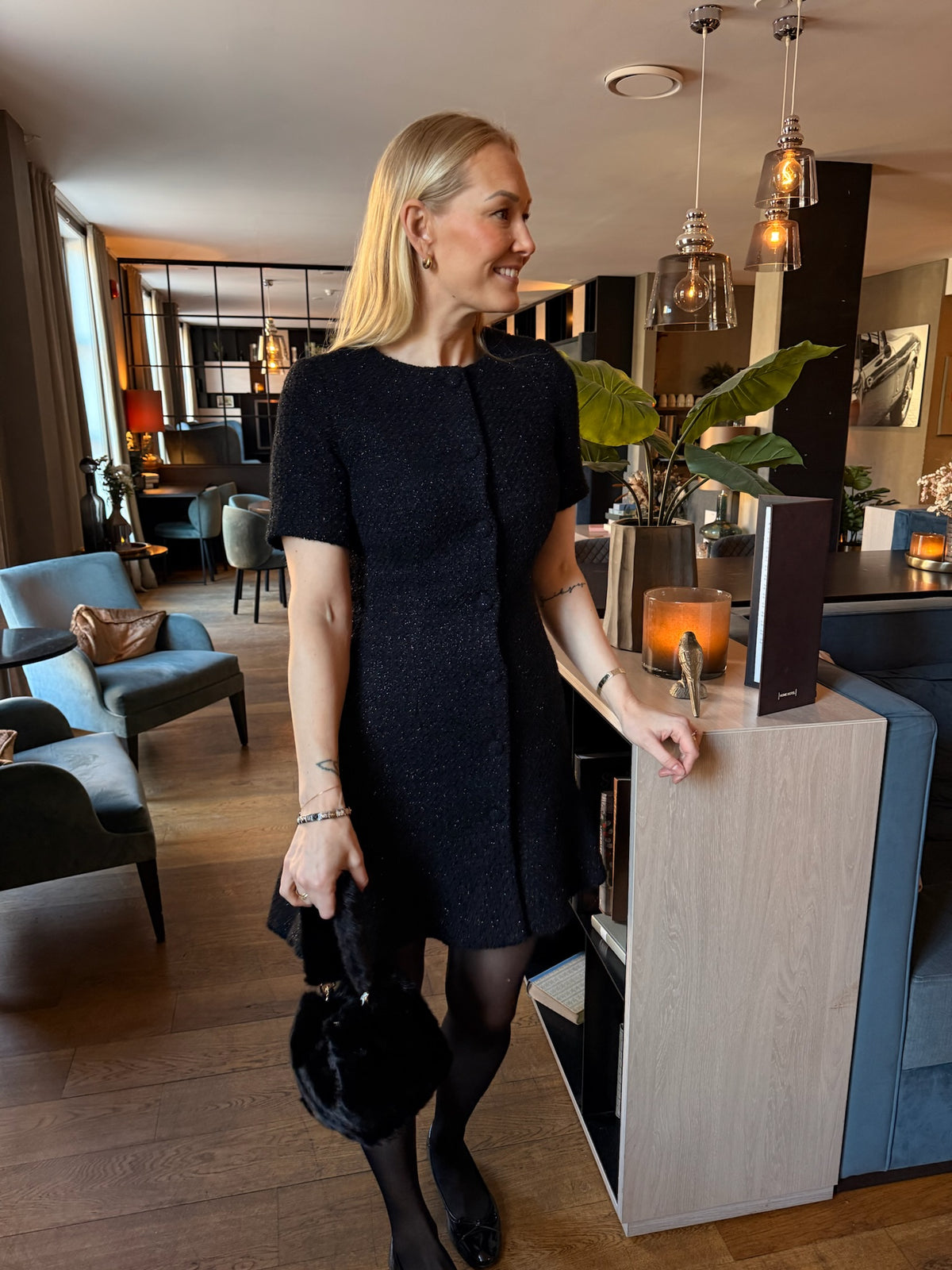 Tilly Mini Dress Black
