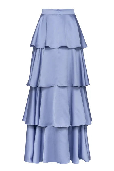 Angel Maxi Skirt Steel Blue