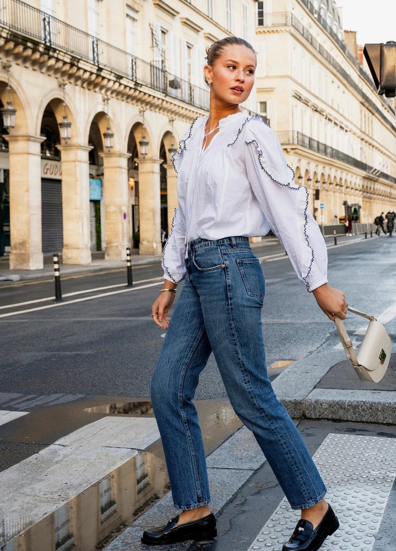 Sabina Blouse Pure White Broderie