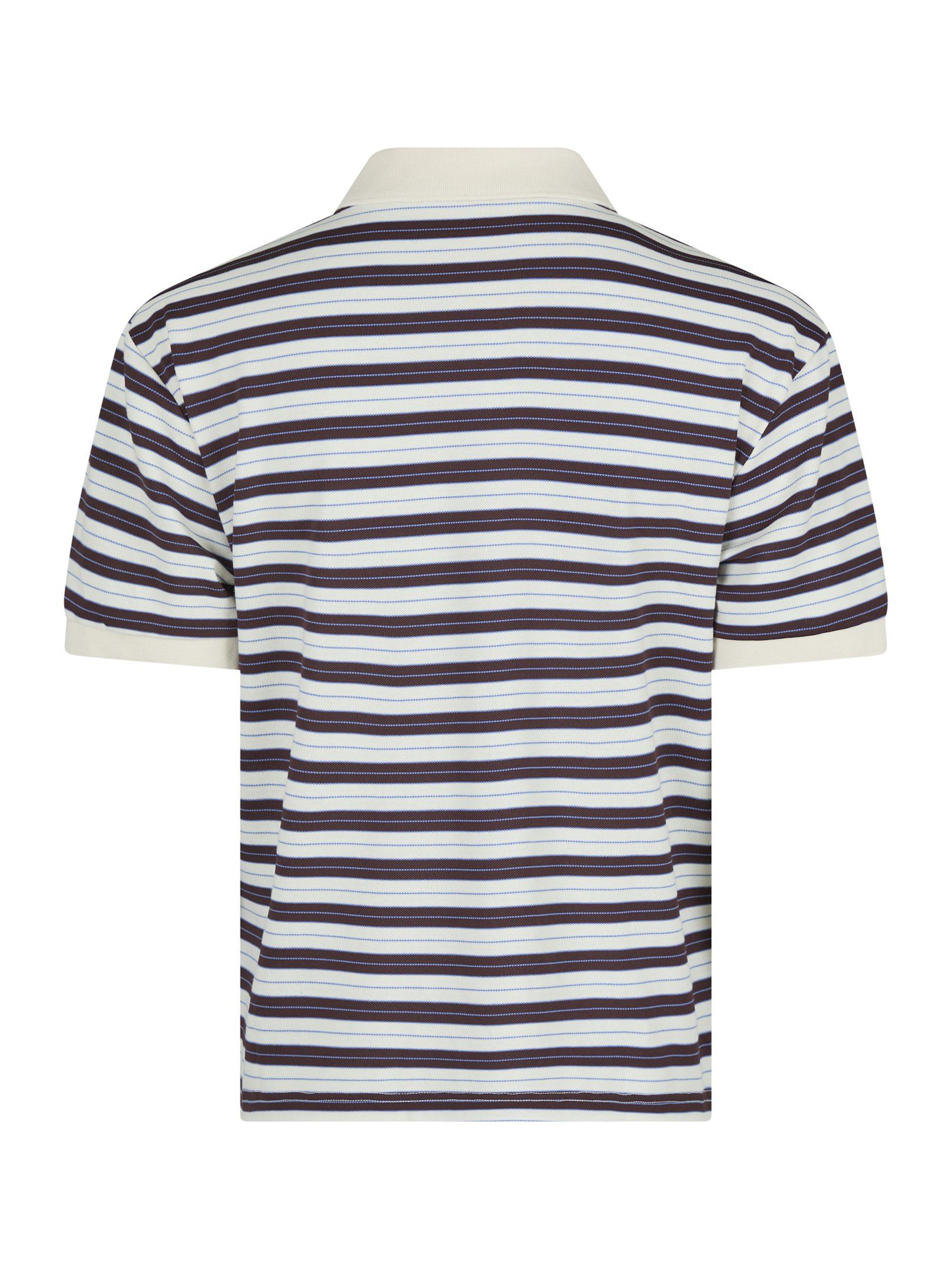 Beta Stripe Polo Tee Brown