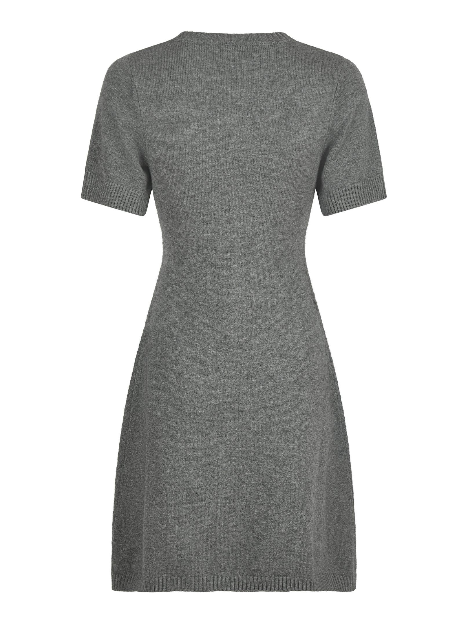 Elise Knit Dress Dark Grey Melange