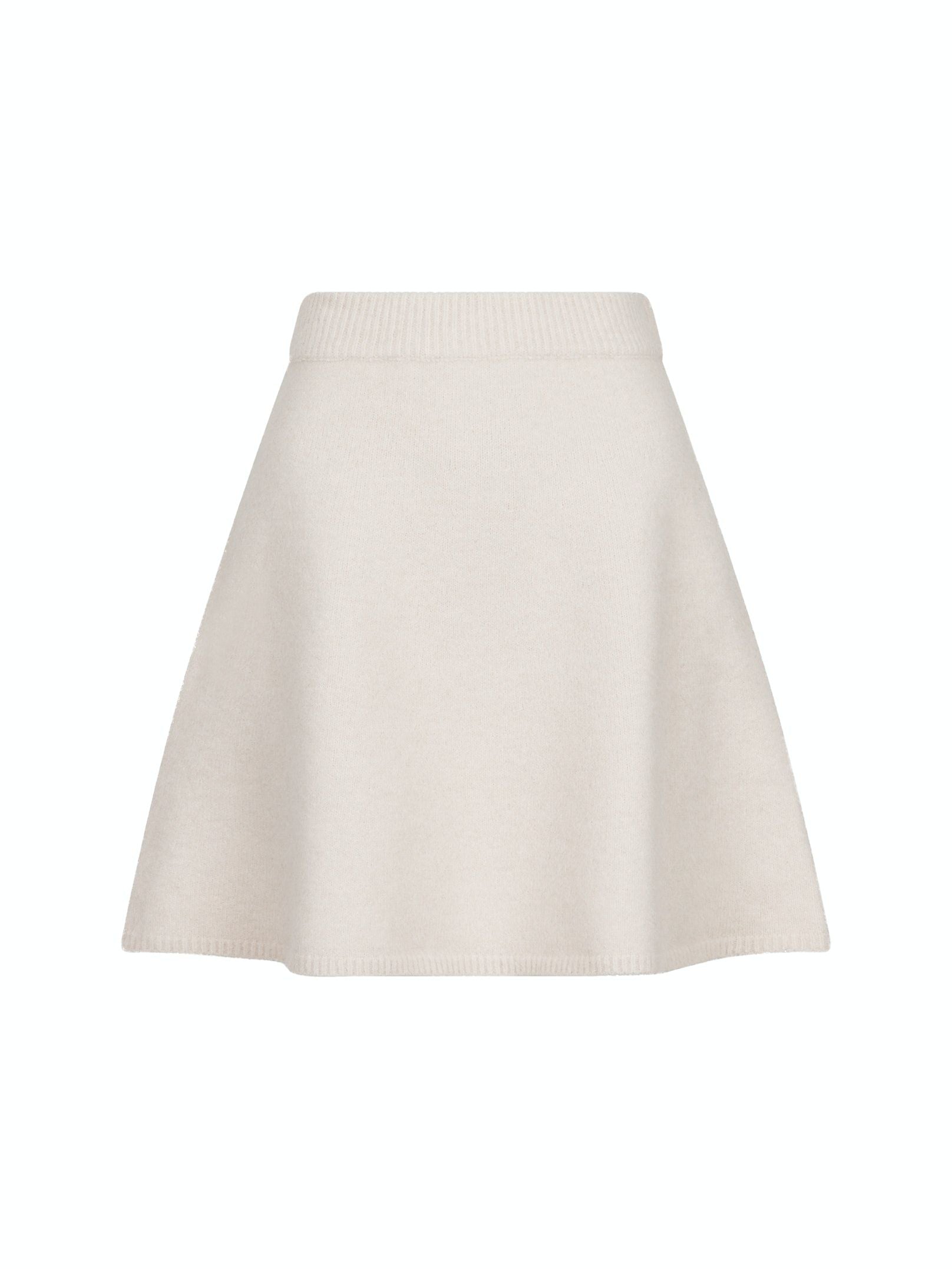 Gisa Knit Skirt Ivory