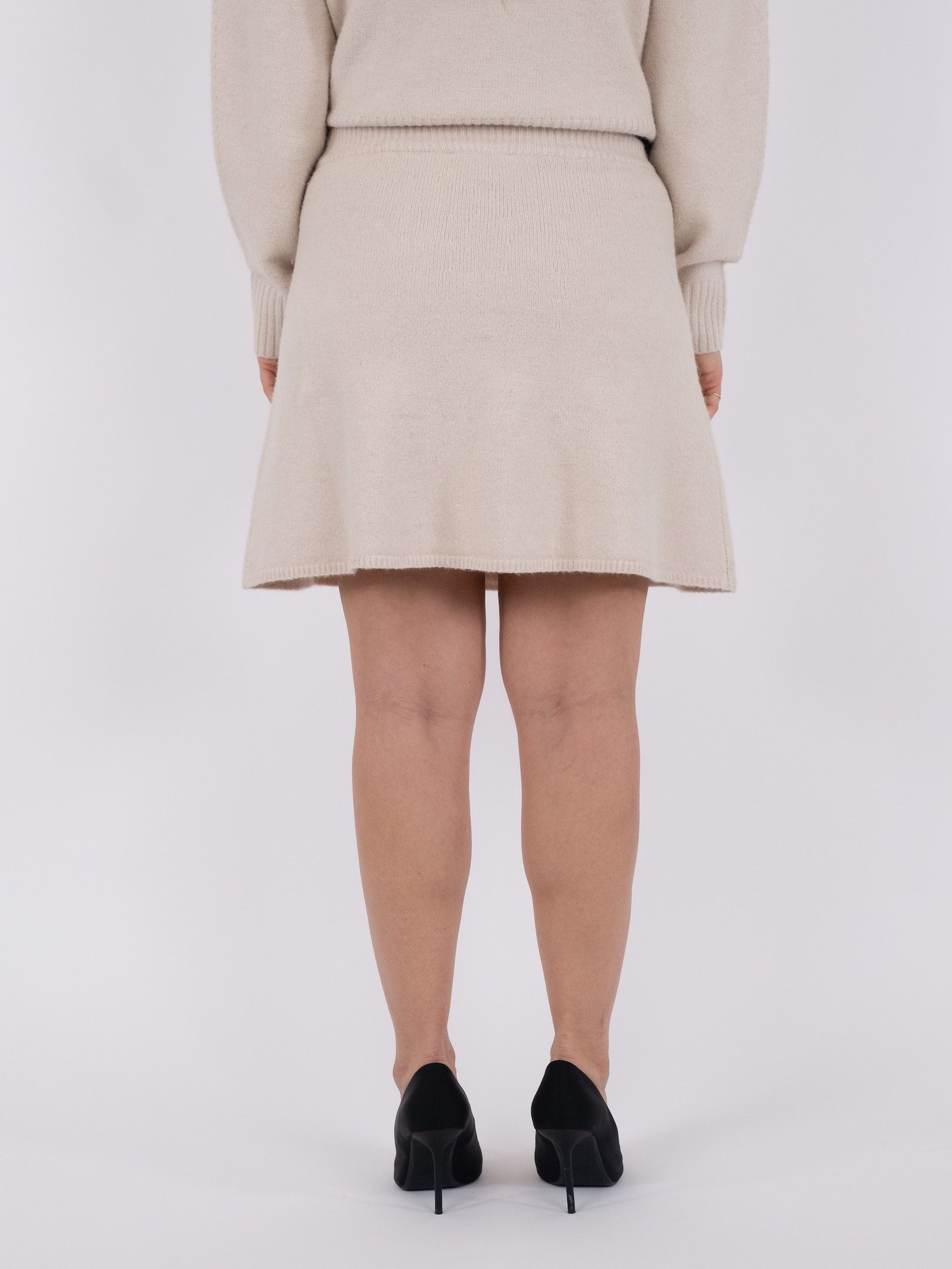 Gisa Knit Skirt Ivory