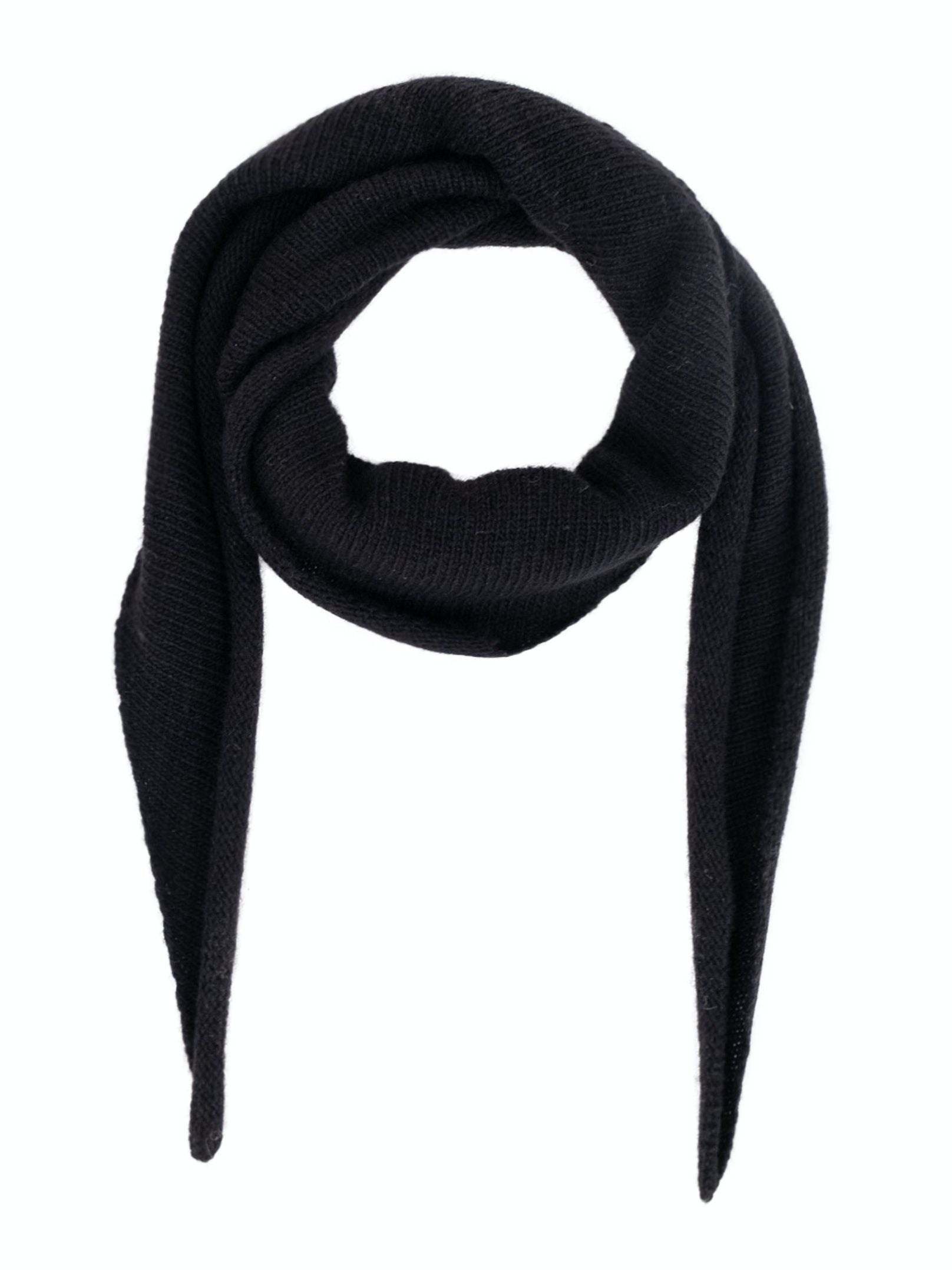 Misty Knit Scarf Black