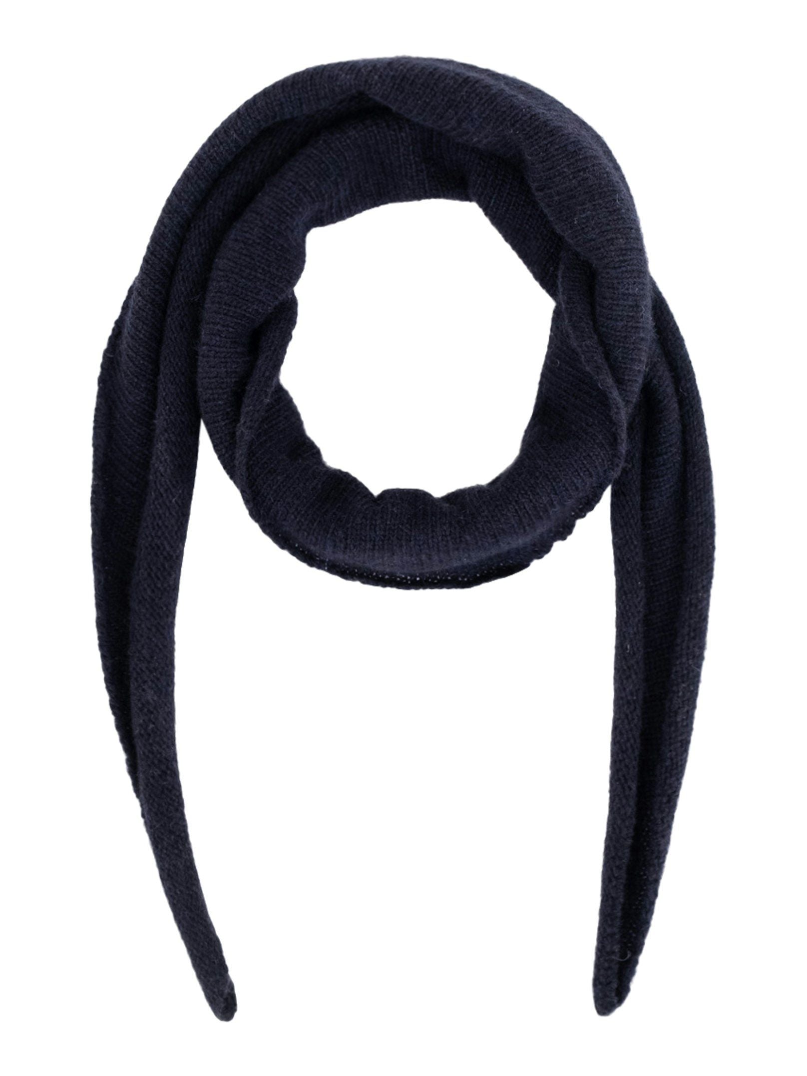 Misty Knit Scarf Navy