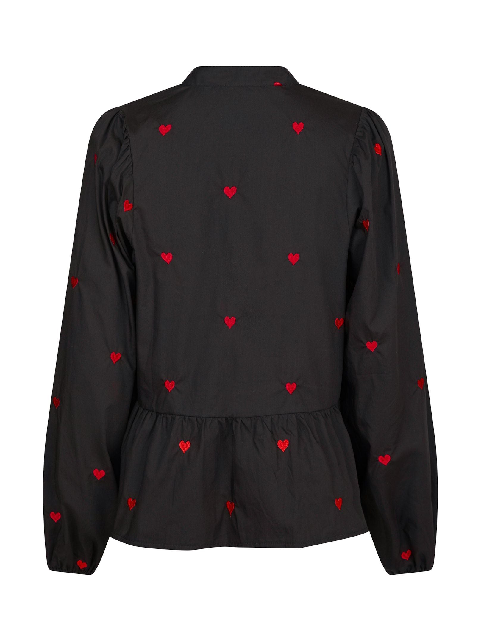 Savoy Hearts Blouse Black