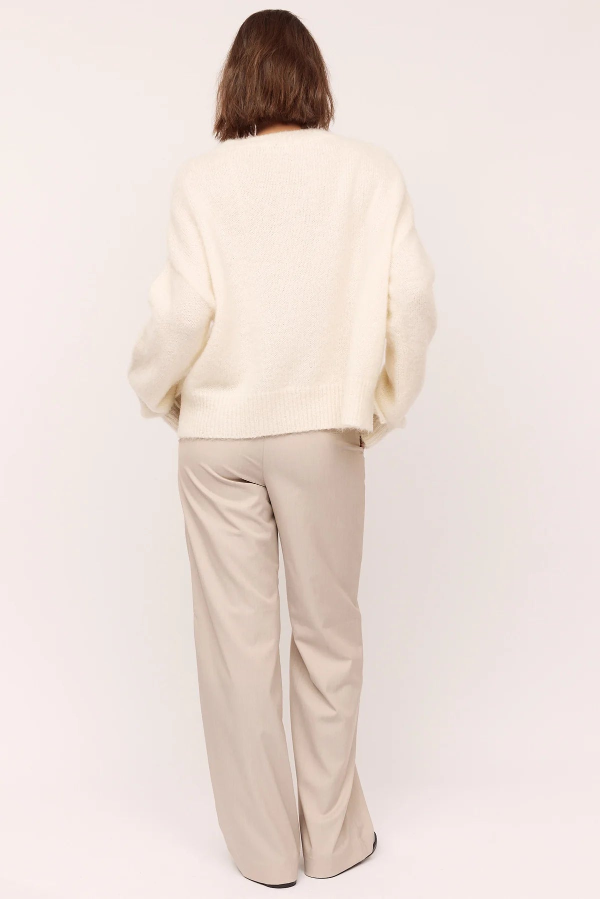 Florie Brushed Sweater Creme