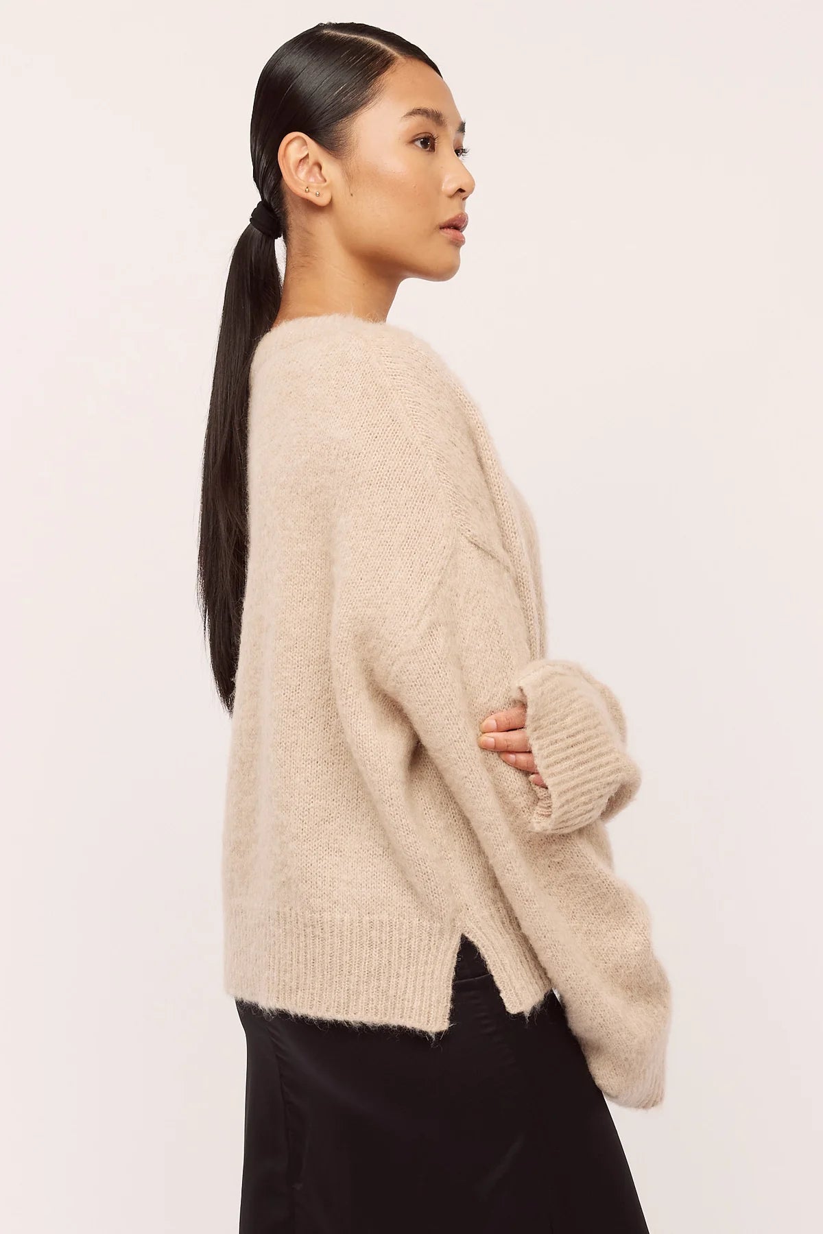 Florie Brushed Sweater Warm Sand