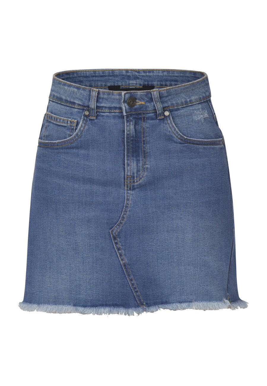 Onea Skirt Mid Blue Wash