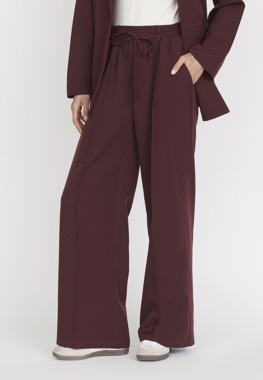 Vegal Wide Pants Bordeaux