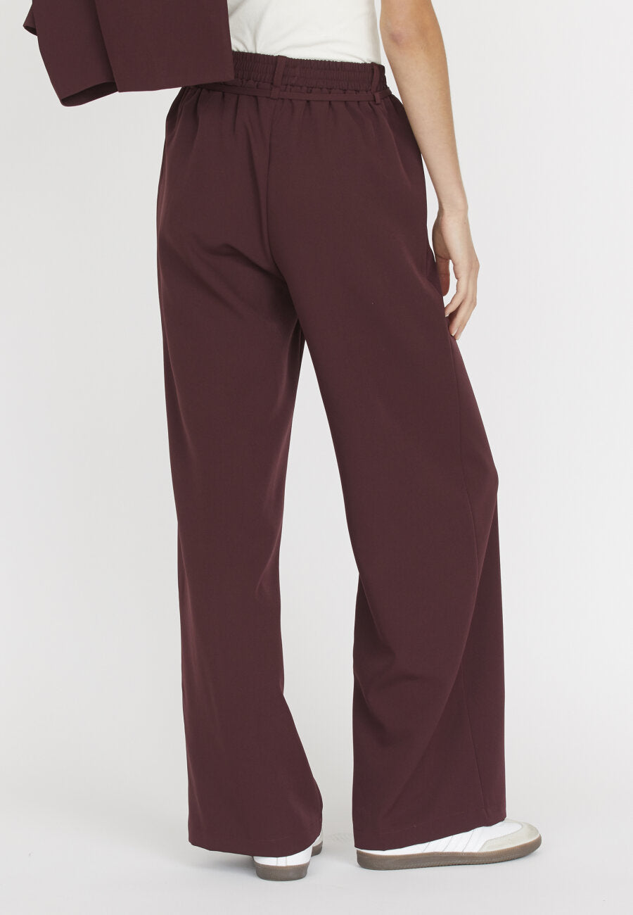 Vegal Wide Pants Bordeaux