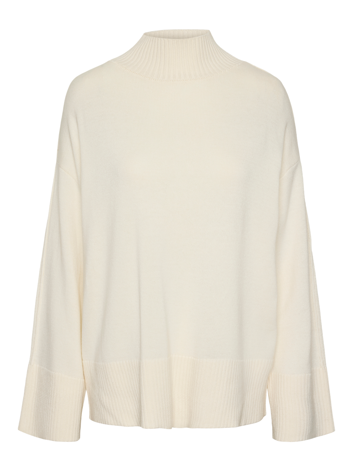 YASBABETTE Longsleeve Knit Pullover Star White