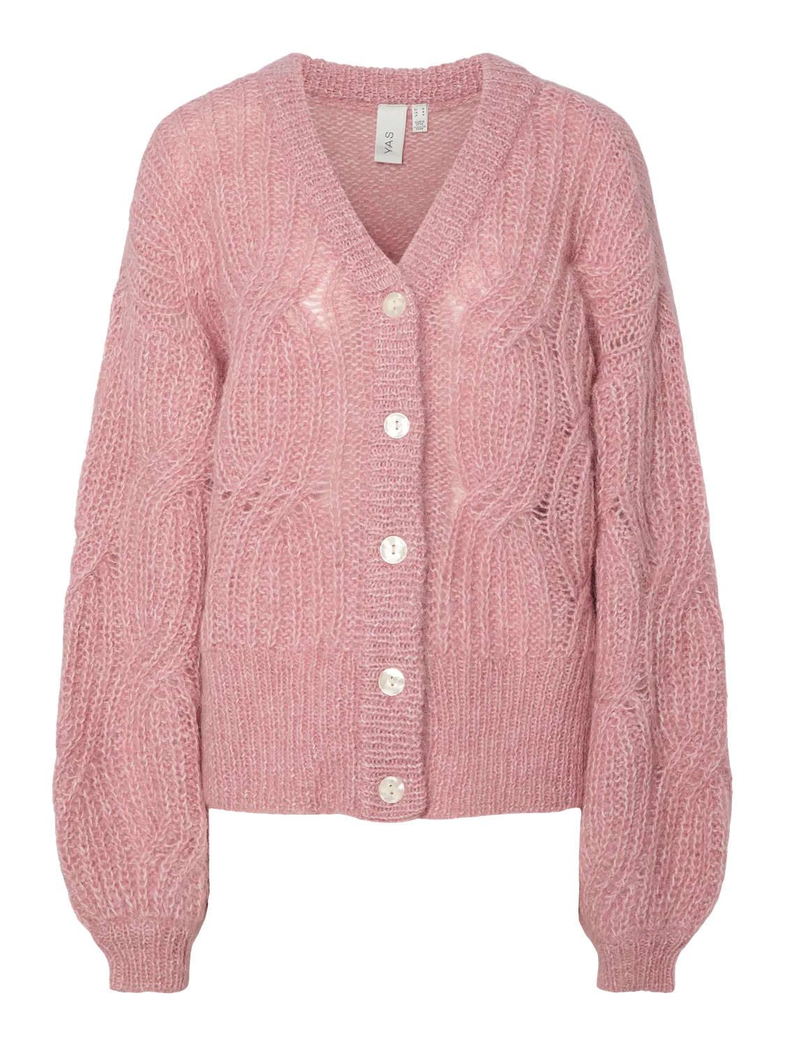 YASZUMA Knit Cardigan Lilas