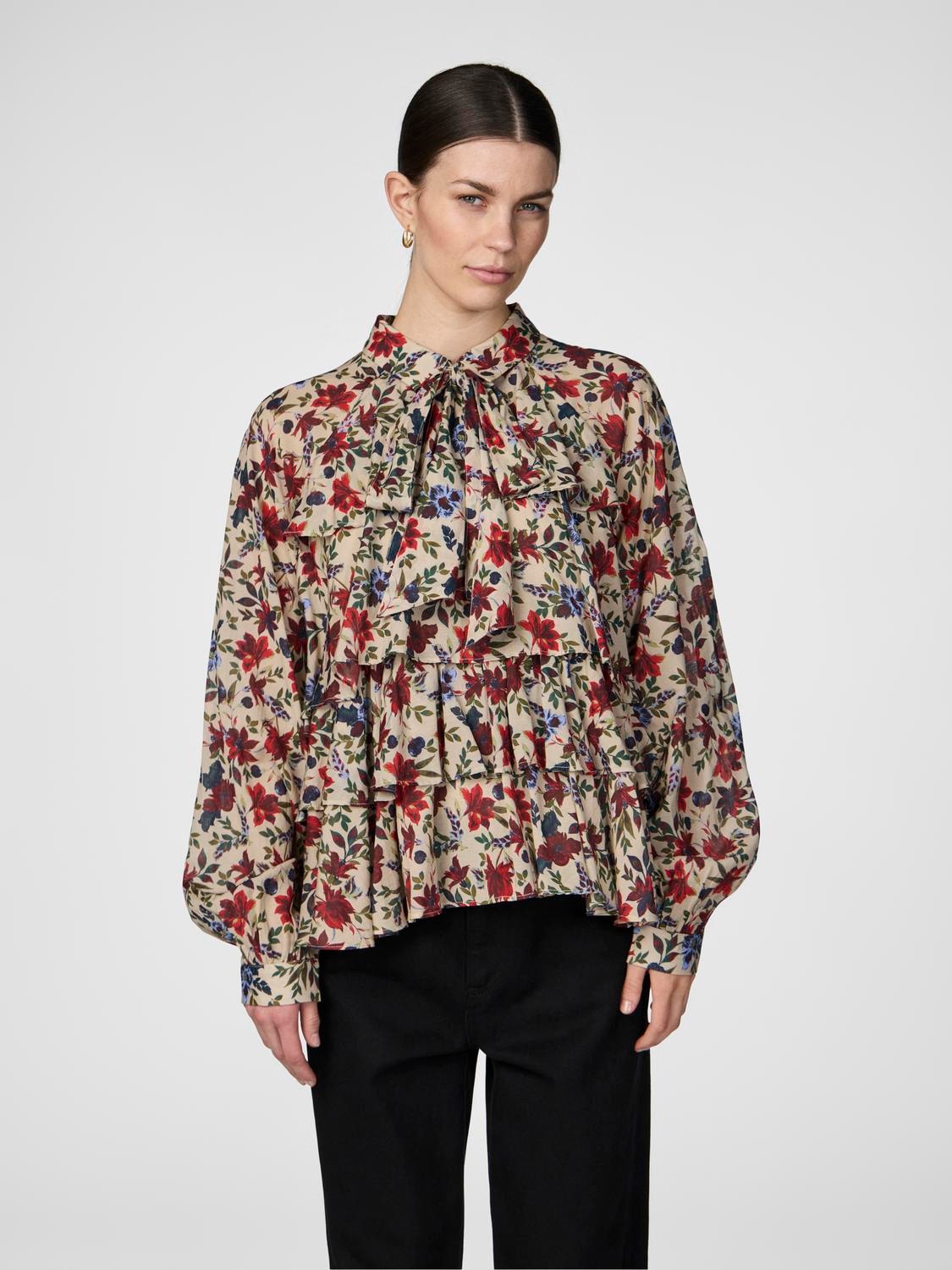 YASAYA Longsleeve Top Safari Aya Print