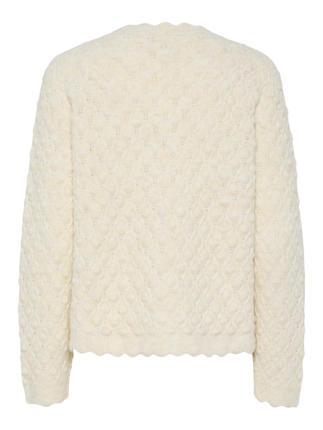 YASBUBBLE Knit Cardigan Birch