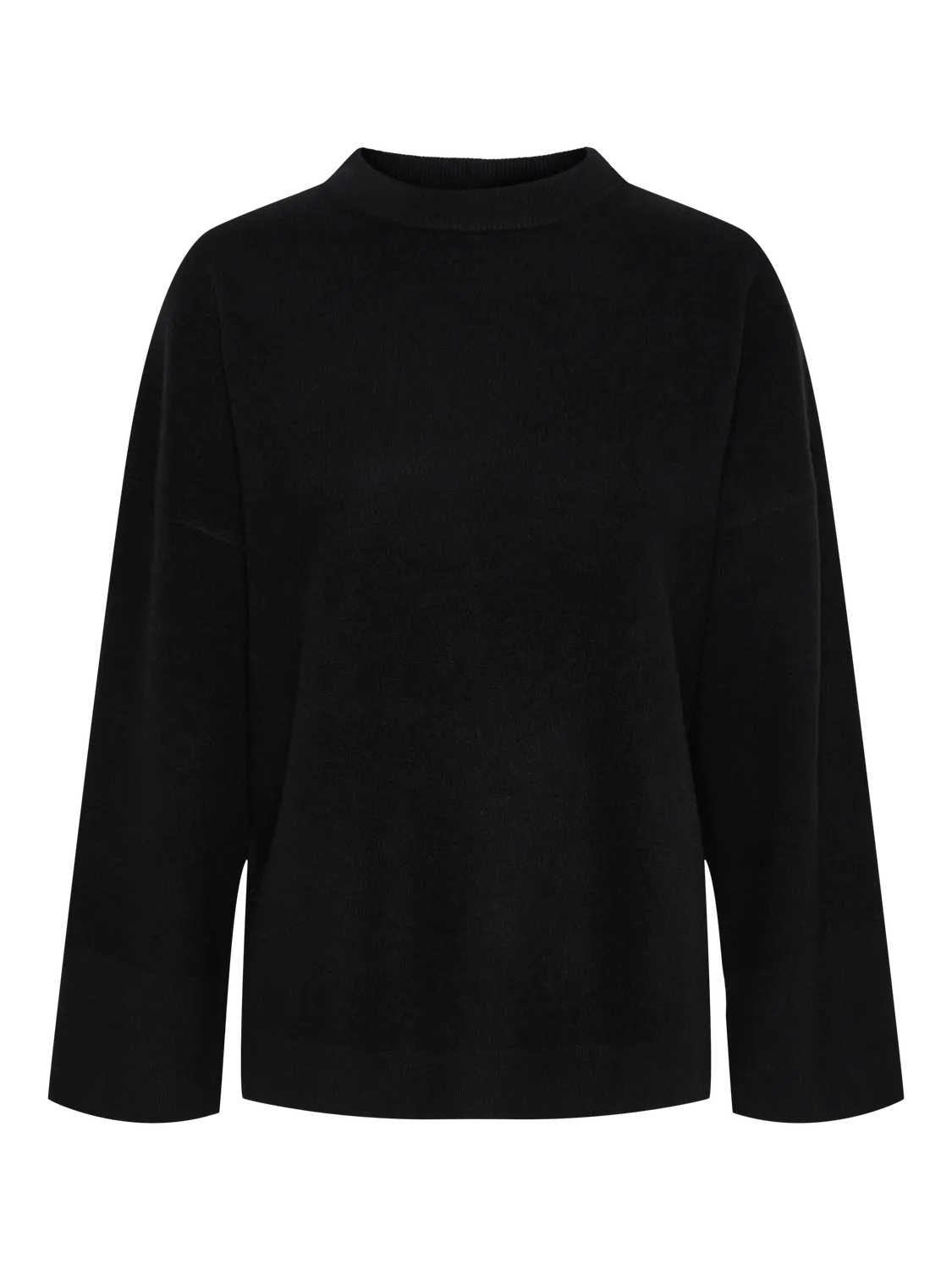 YASEMILIE ONeck Knit Pullover Black