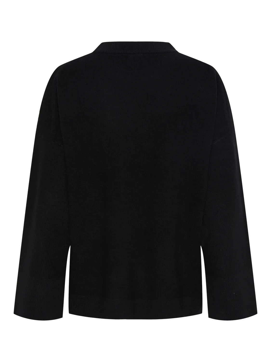 YASEMILIE ONeck Knit Pullover Black