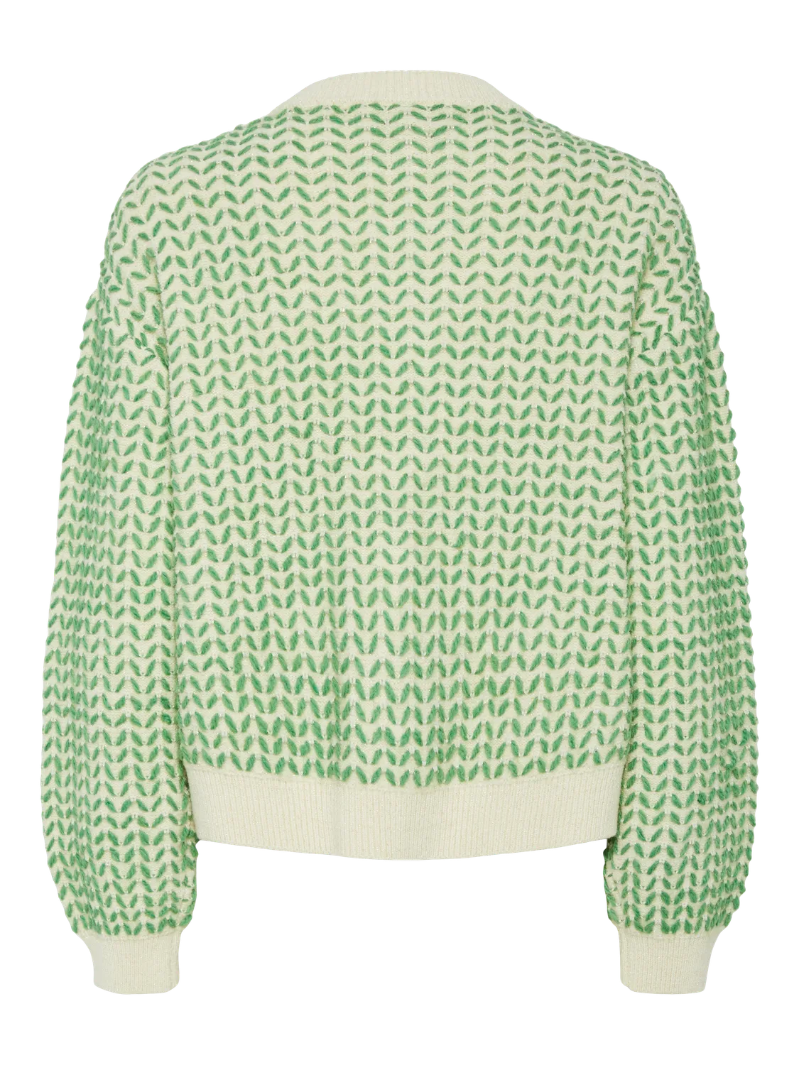 YASGEA Knit Cardigan Birch Medium Green