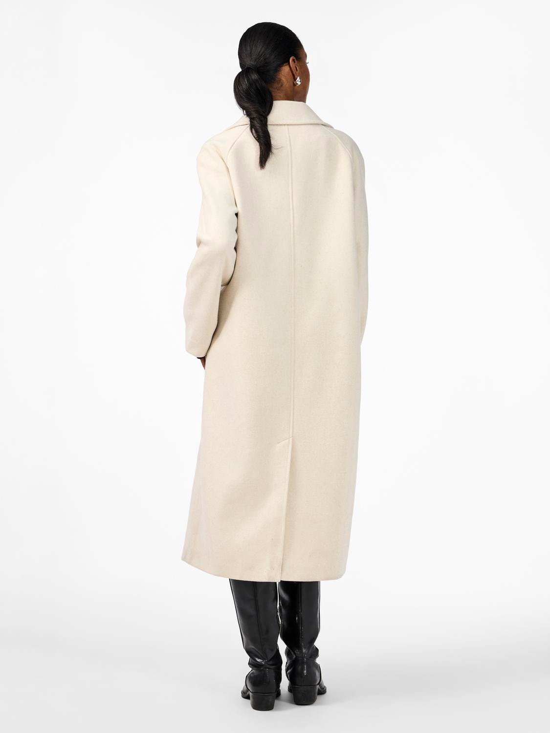 YASMARGOT Long Coat Birch Melange