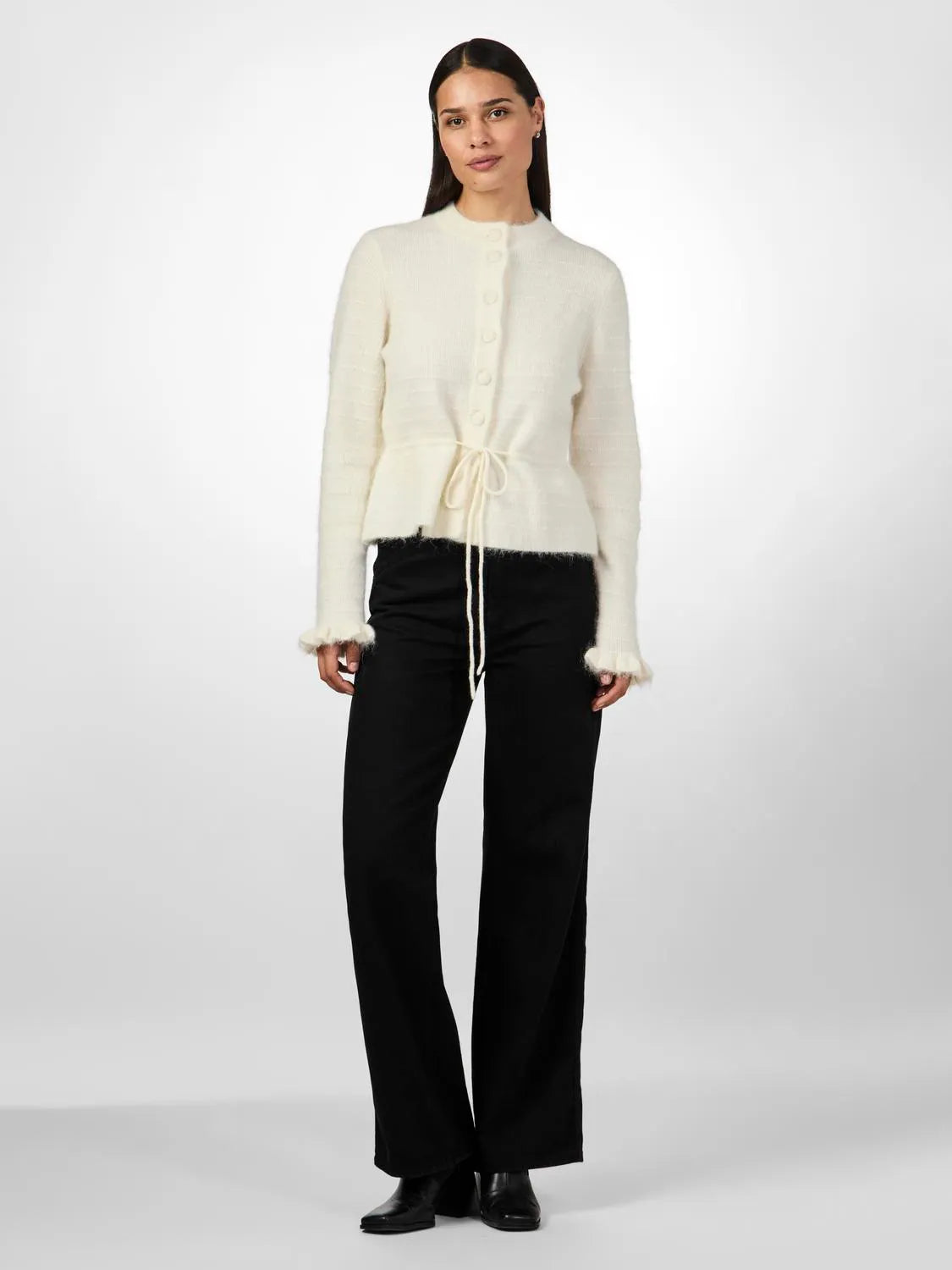 YASTHELLIS Knit Cardigan Birch