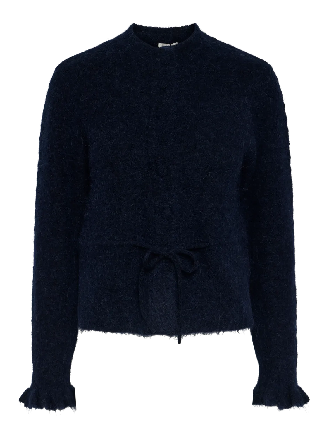 YASTHELLIS Knit Cardigan Navy Blazer