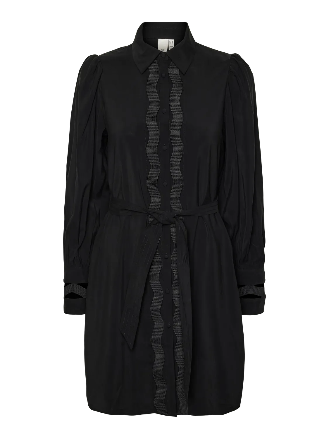 YASUNICA Shirt Dress Black