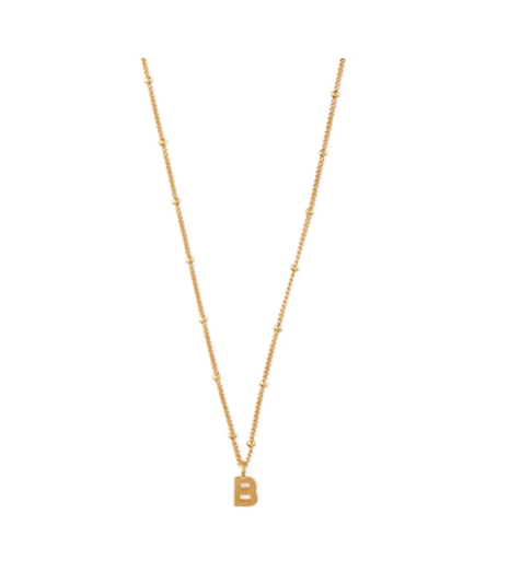 Initial B Necklace