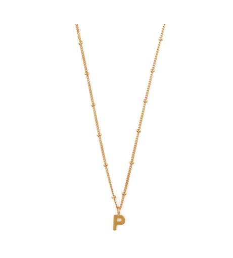 Initial P Necklace