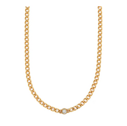 Stationed Crystal Chain Necklace