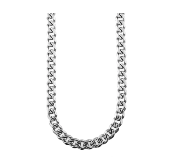 Chunkey Chain Necklace Silver