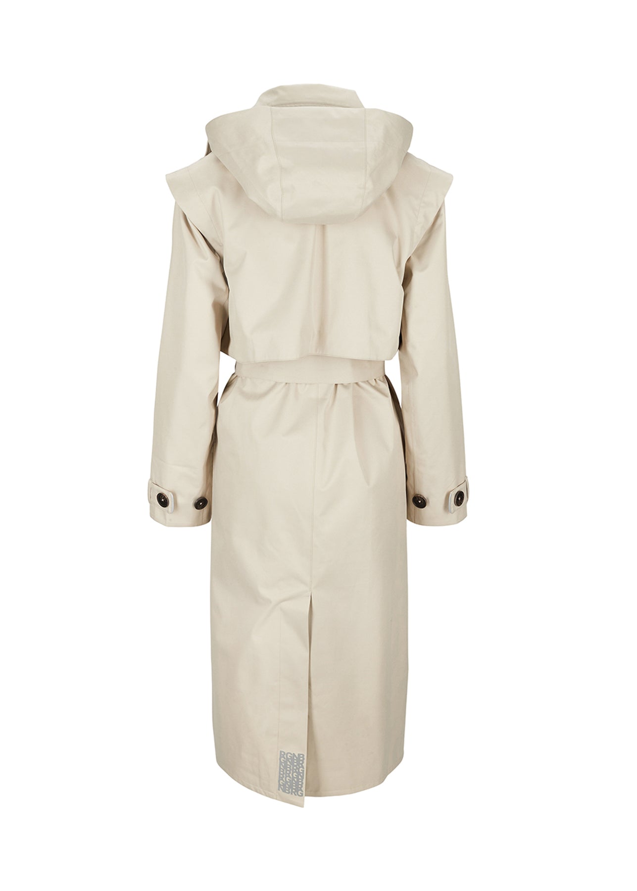 Regndråpe Trench Coat Sand