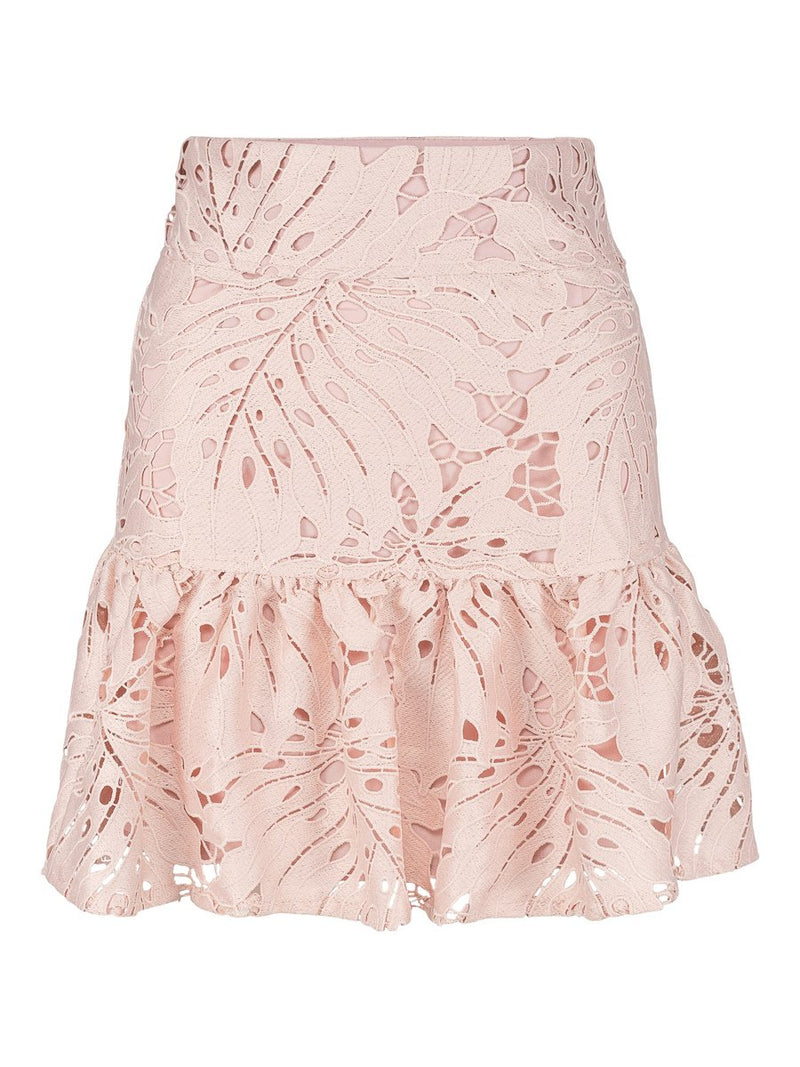 Ville Lace Skirt Dusty Pink
