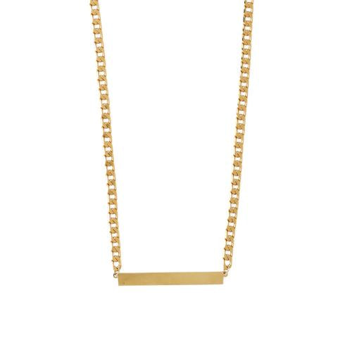 Flat Curb Necklace