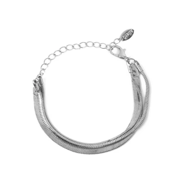 Snake Chain 3-row Bracelet